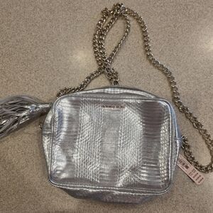 Silver Crossbody Bag New Victoria Secret Chain